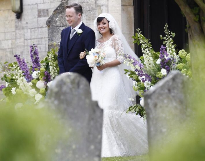 Lily Allen wedding photo from Reuters