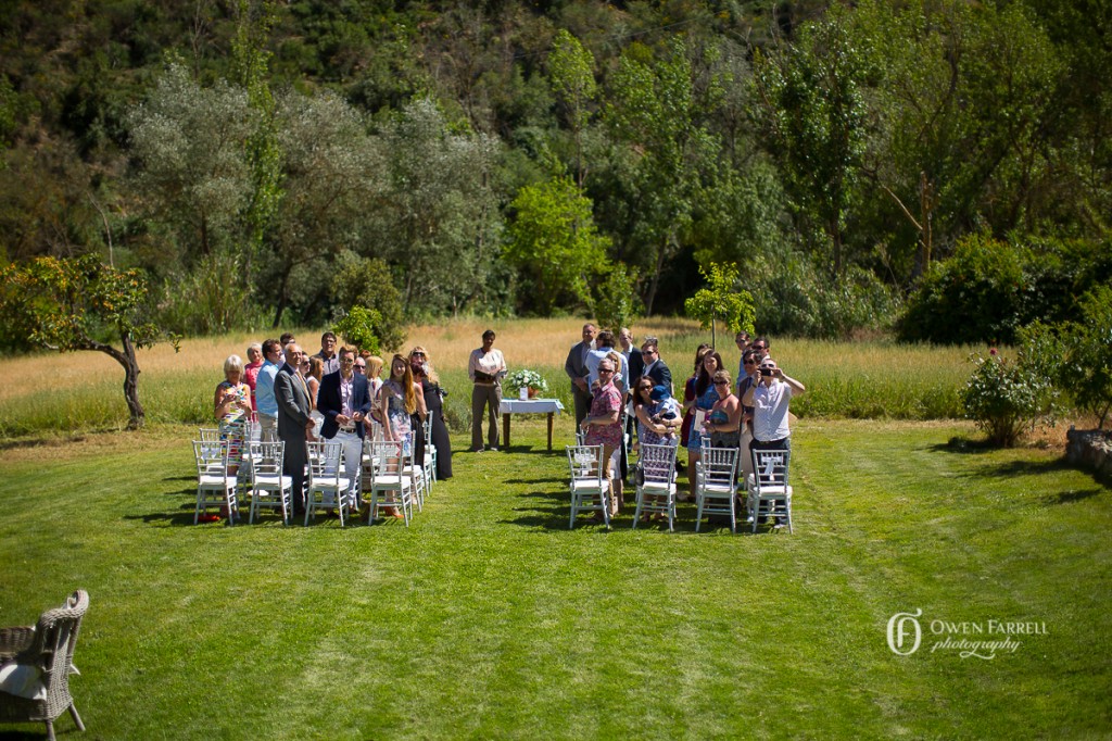 Stunning garden wedding ceremony