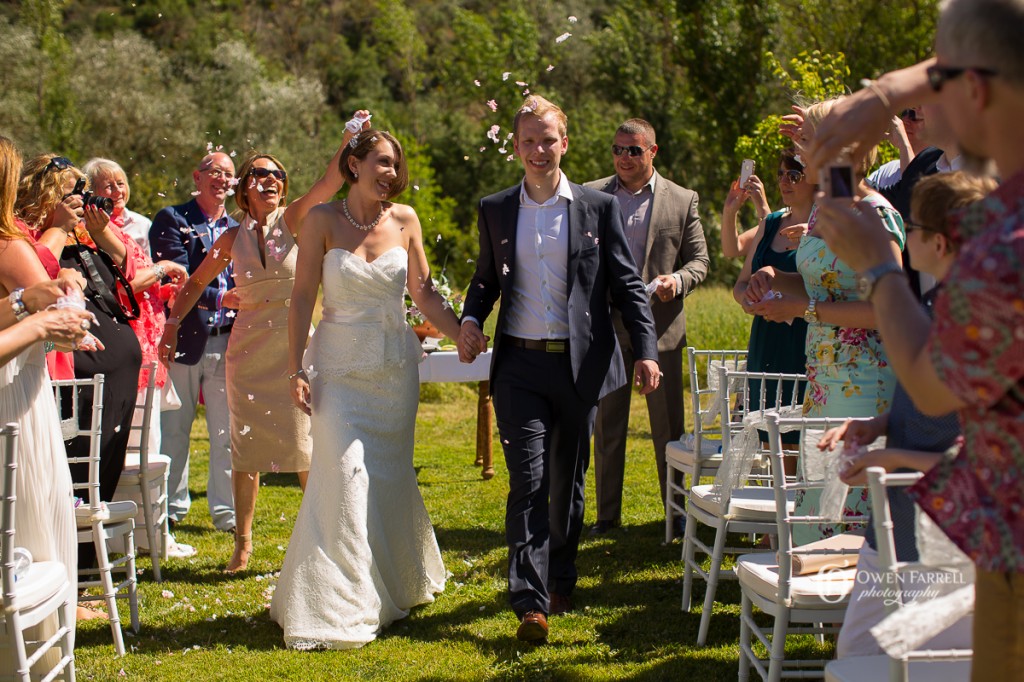 Wedding ceremony in Spain