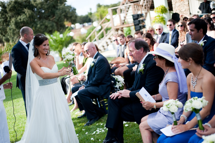 The Mother Rose ceremony. Does what it says on the tin. You give your mothers roses, to thank them for being them. A lovely touch. Photo Jeremy Standley