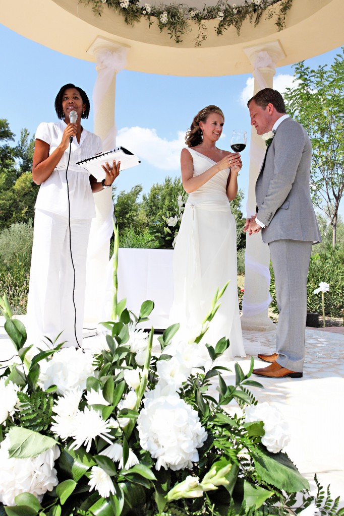 garden wedding ceremony