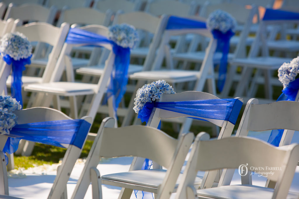 Wedding chair styling
