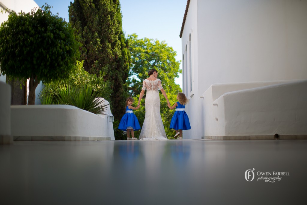 flower girls at a wedding