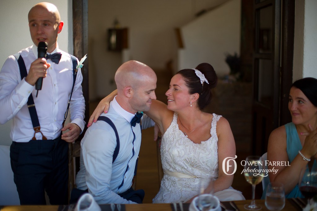 Best man at a wedding