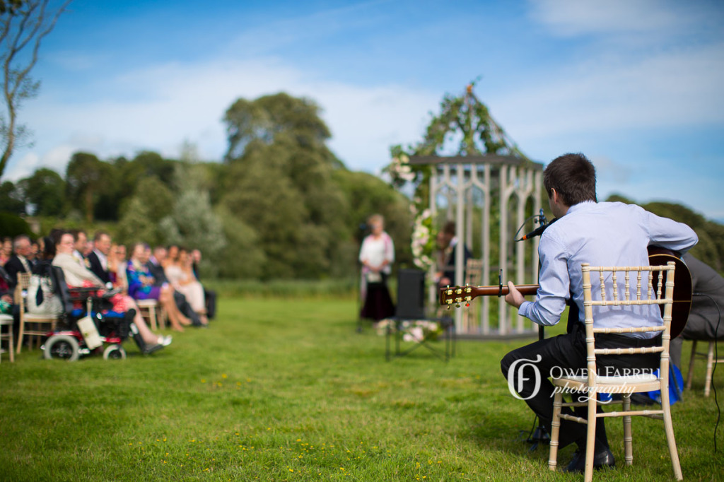garden wedding in Ireland