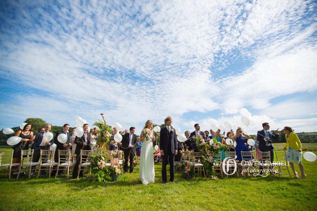 Ireland garden wedding