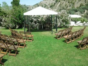 Wedding seating for guests