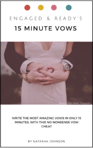 15 Minute Wedding Vows