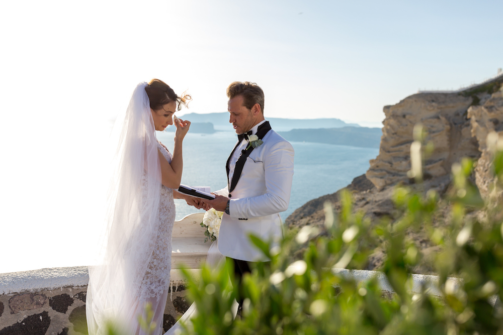 Santorini Wedding Ceremony