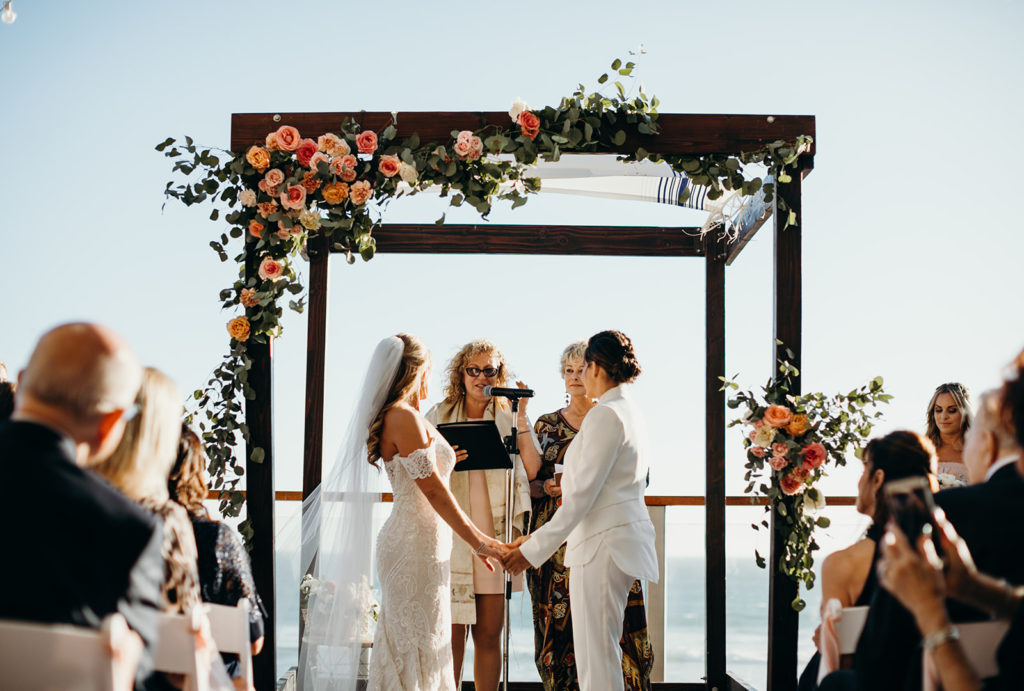 Sam and Ashley Malibu beach wedding