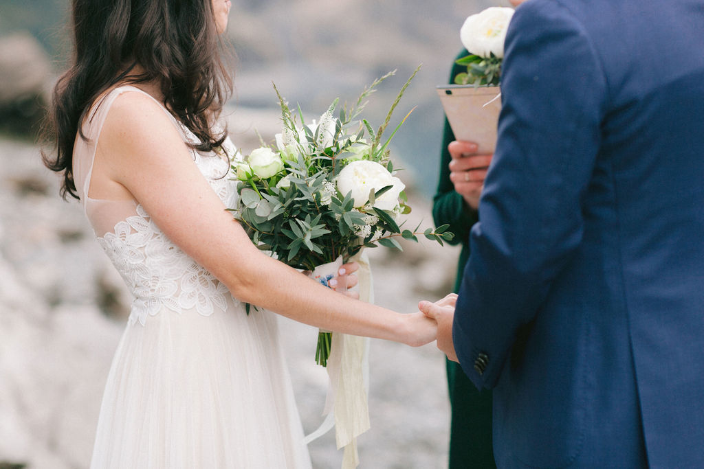 Elopement on Lake Oeschinen, Switzerland