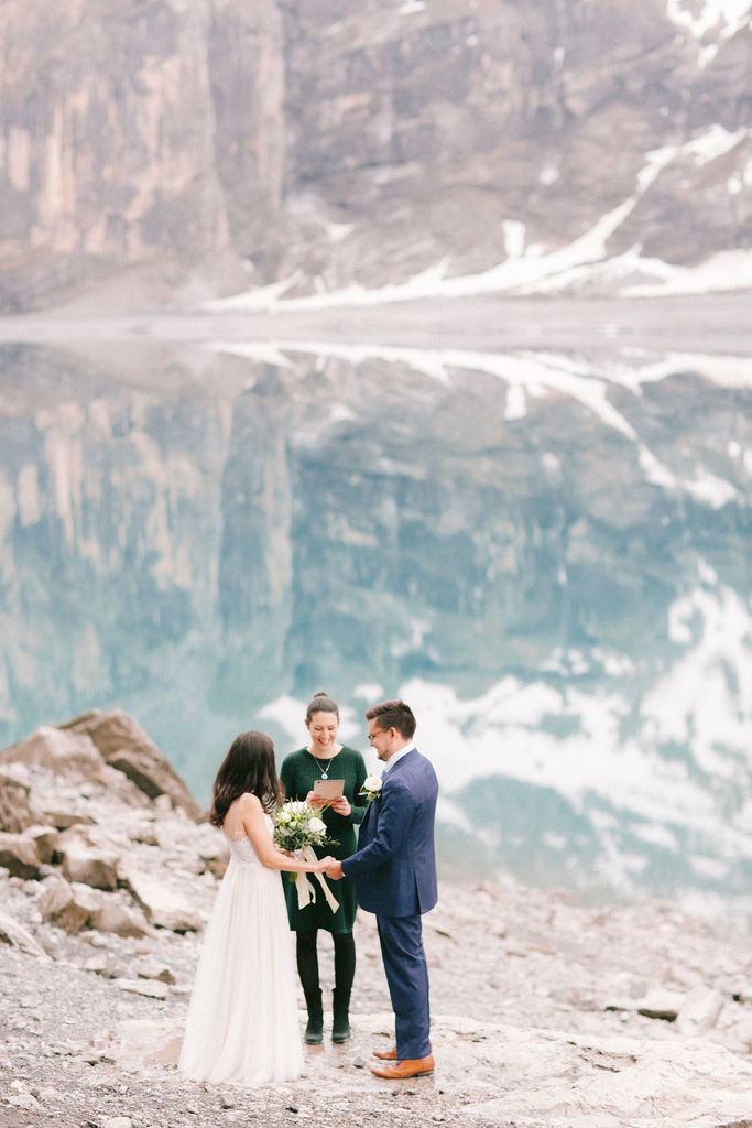 Elopement on Lake Oeschinen, Switzerland