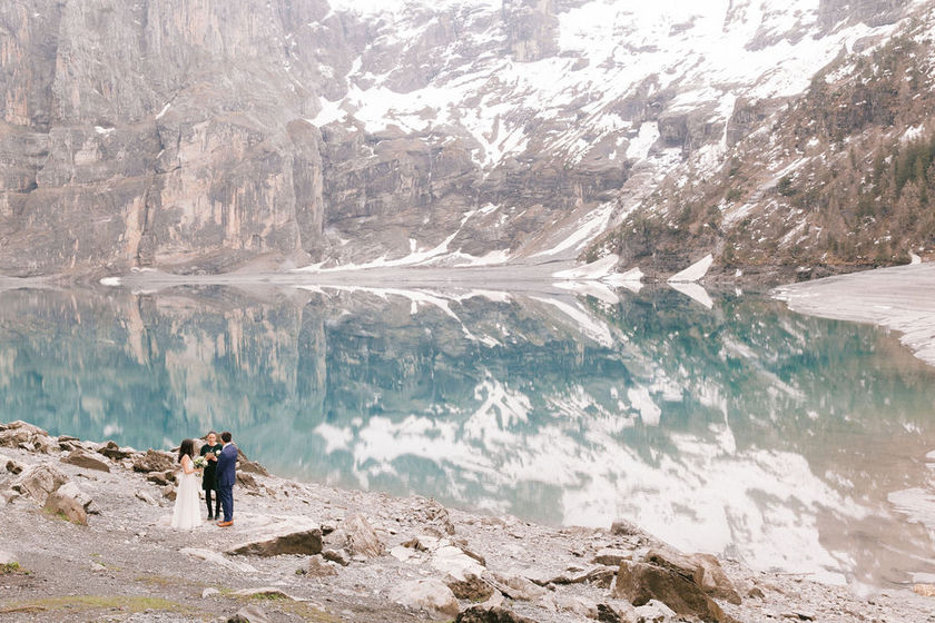 Elopement in Switzerland Couple marrying in Switzerland