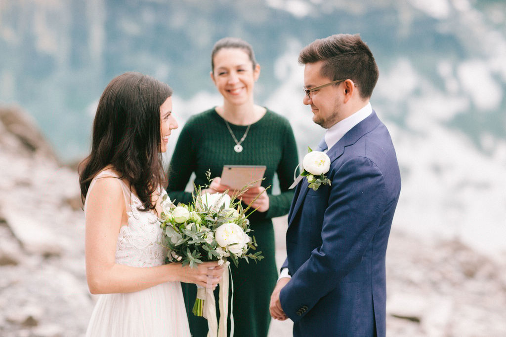 Elopement on Lake Oeschinen, Switzerland