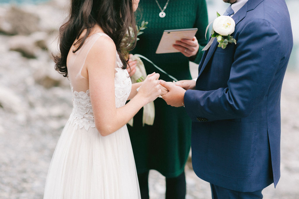 Elopement on Lake Oeschinen, Switzerland