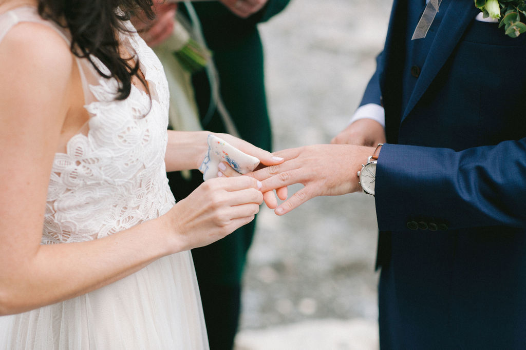 Elopement on Lake Oeschinen, Switzerland