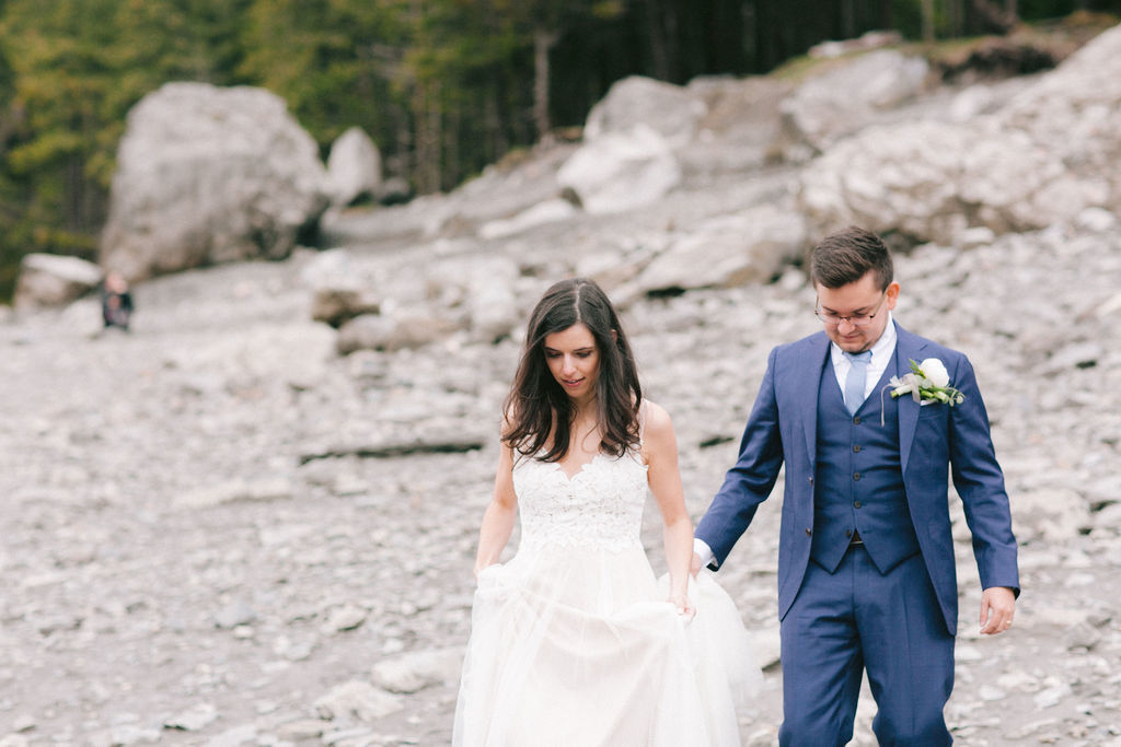 Couple walking