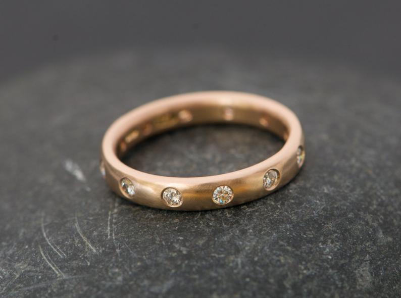 Gold ethical wedding ring