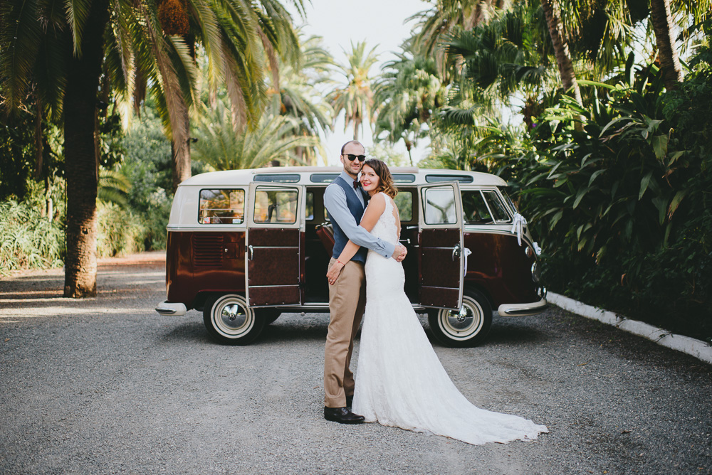 Camper van wedding