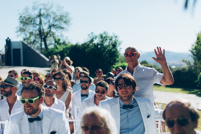 Stunning white themed garden wedding