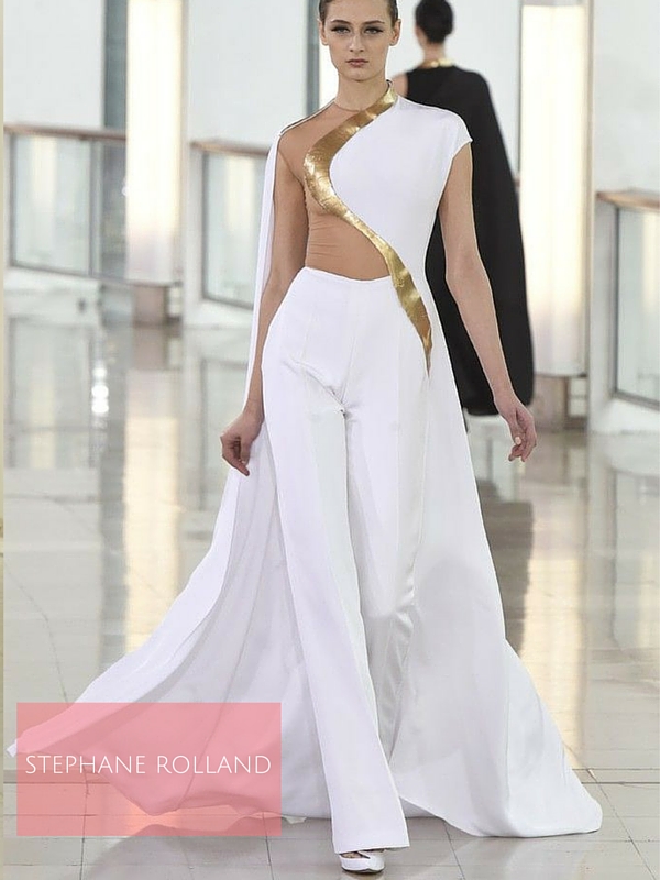 Bridal jumpsuit, wedding jumpsuit,woman jumpsuit for wedding - Milanoo.com