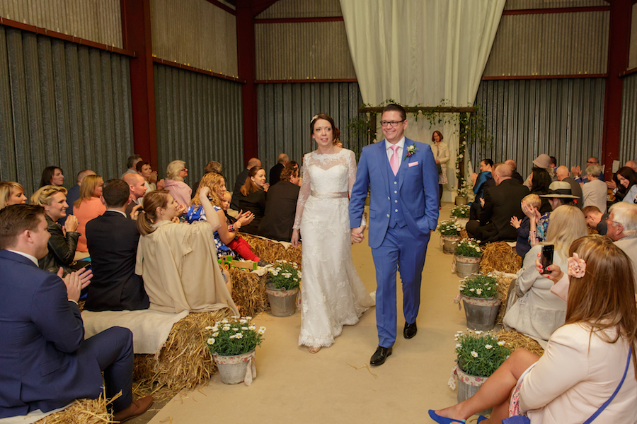 Alex and Emma farm wedding
