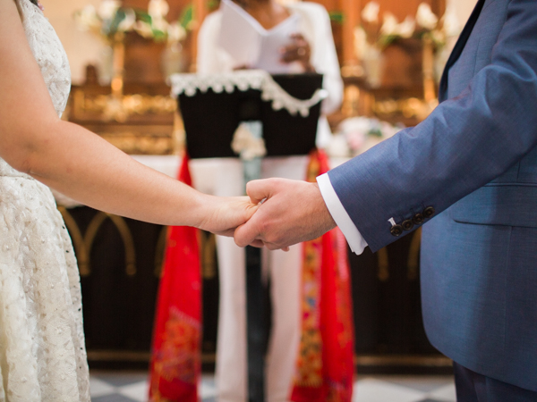 Katy and Paul handfasting