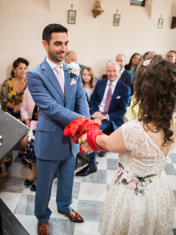 Katy and Paul handfasting