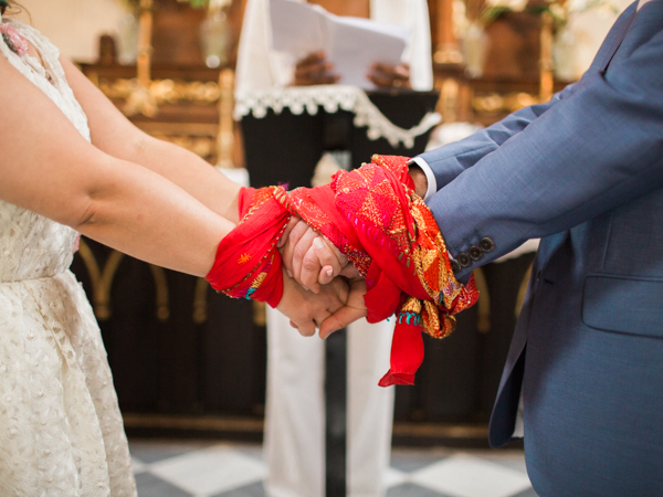 Katy and Paul handfasting