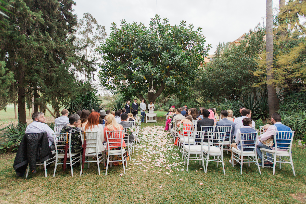 Garden wedding in Spain