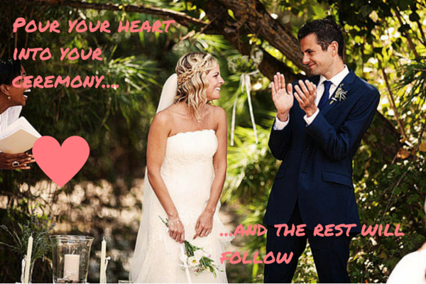 Pour your heart into your ceremony (2) wedding ceremony quote