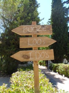 Wedding Ceremony signage