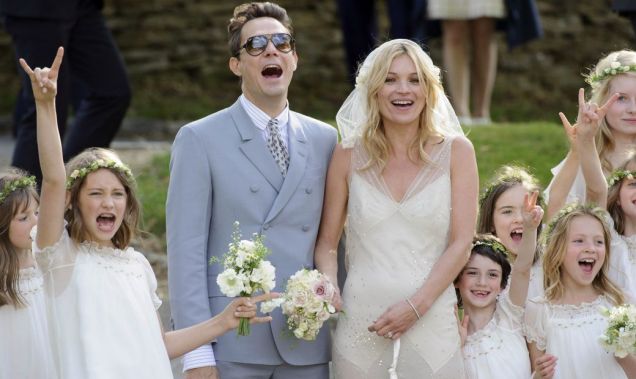 Kate Moss wedding photo from Reuters